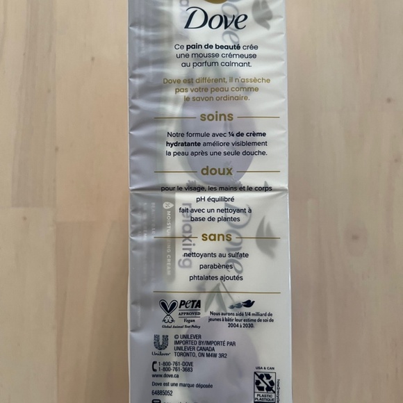 NEW SEALED 6 Bars of Lavender Dove Soap made w/ Lavender Oil & Chamomile - Picture 3 of 5